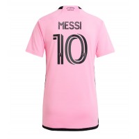 Inter Miami Lionel Messi #10 Domáci Ženy futbalový dres 2024-25 Krátky Rukáv